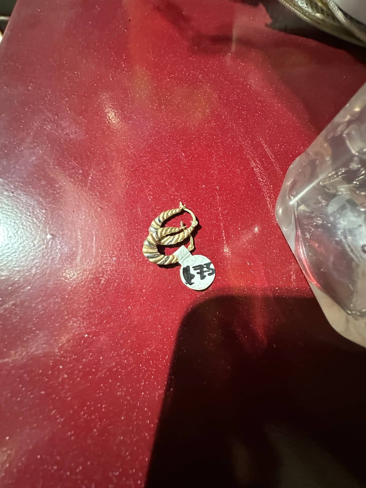 Aretes de oro 10k