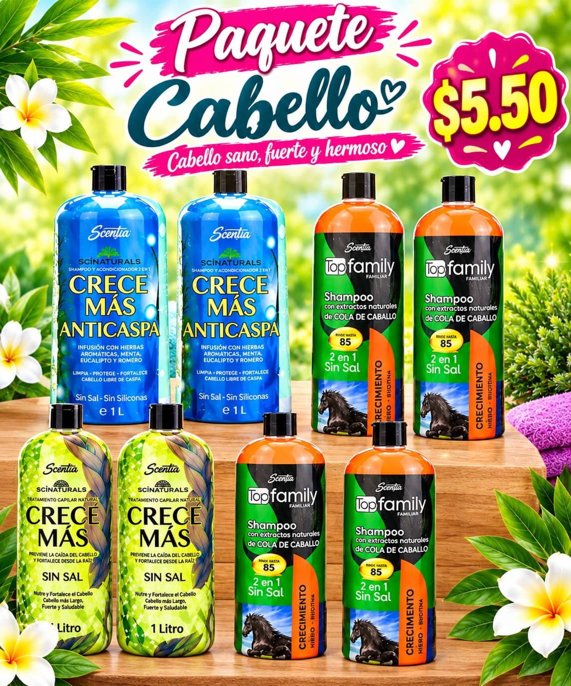 Champoo para el cuero cabelludo
