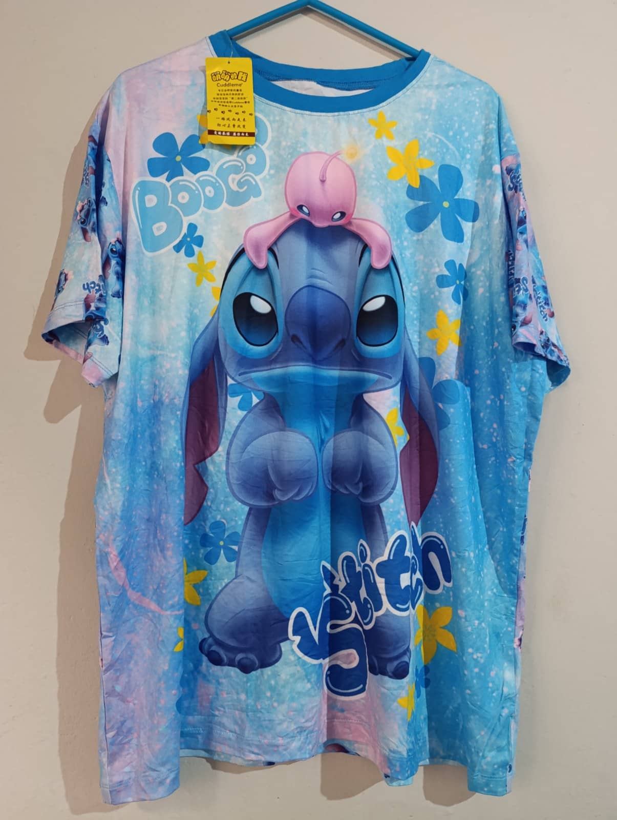 Camiseta Stitch y Boing talla L