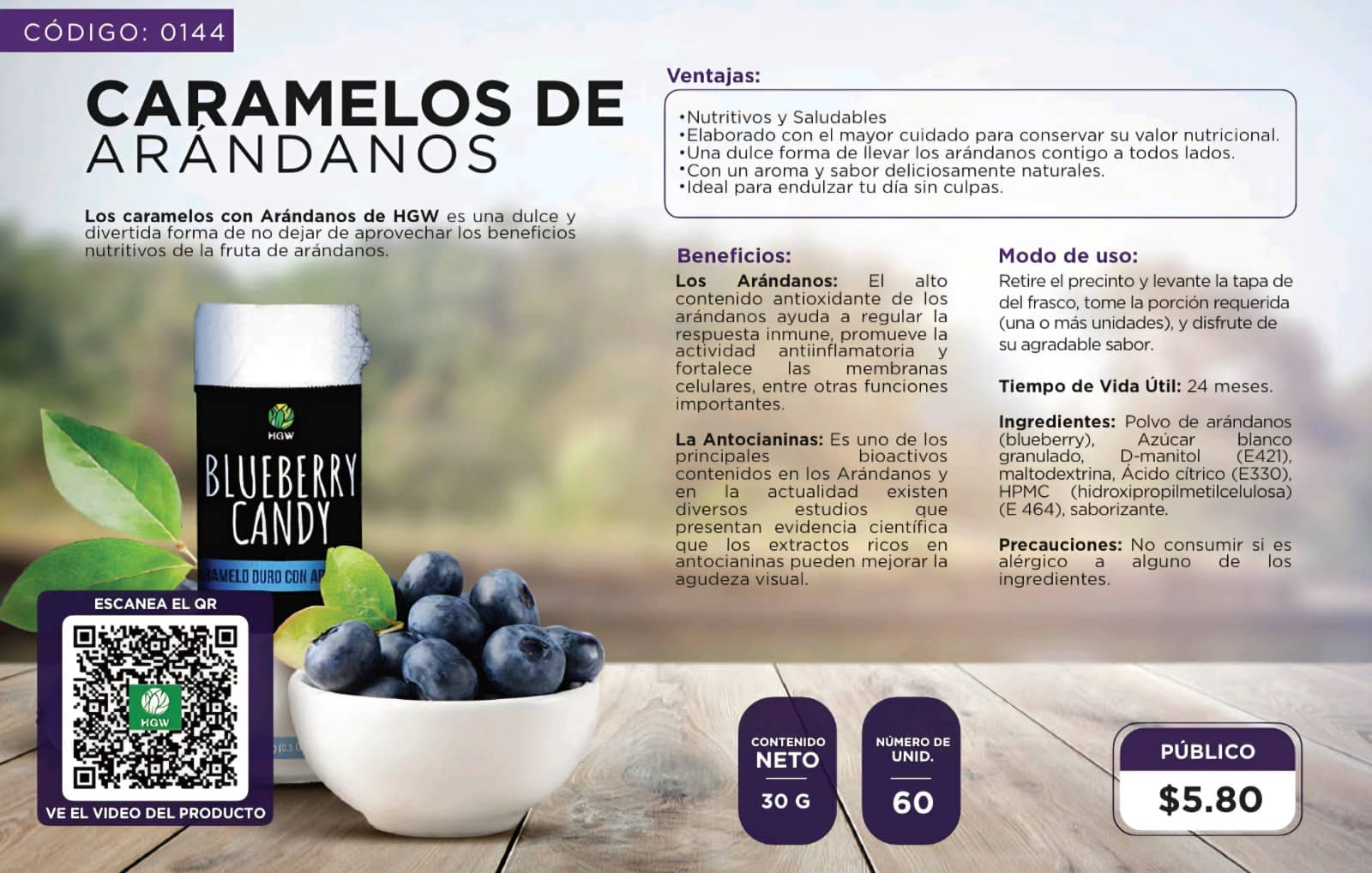 CARAMELOS DE ARÁNDANO.