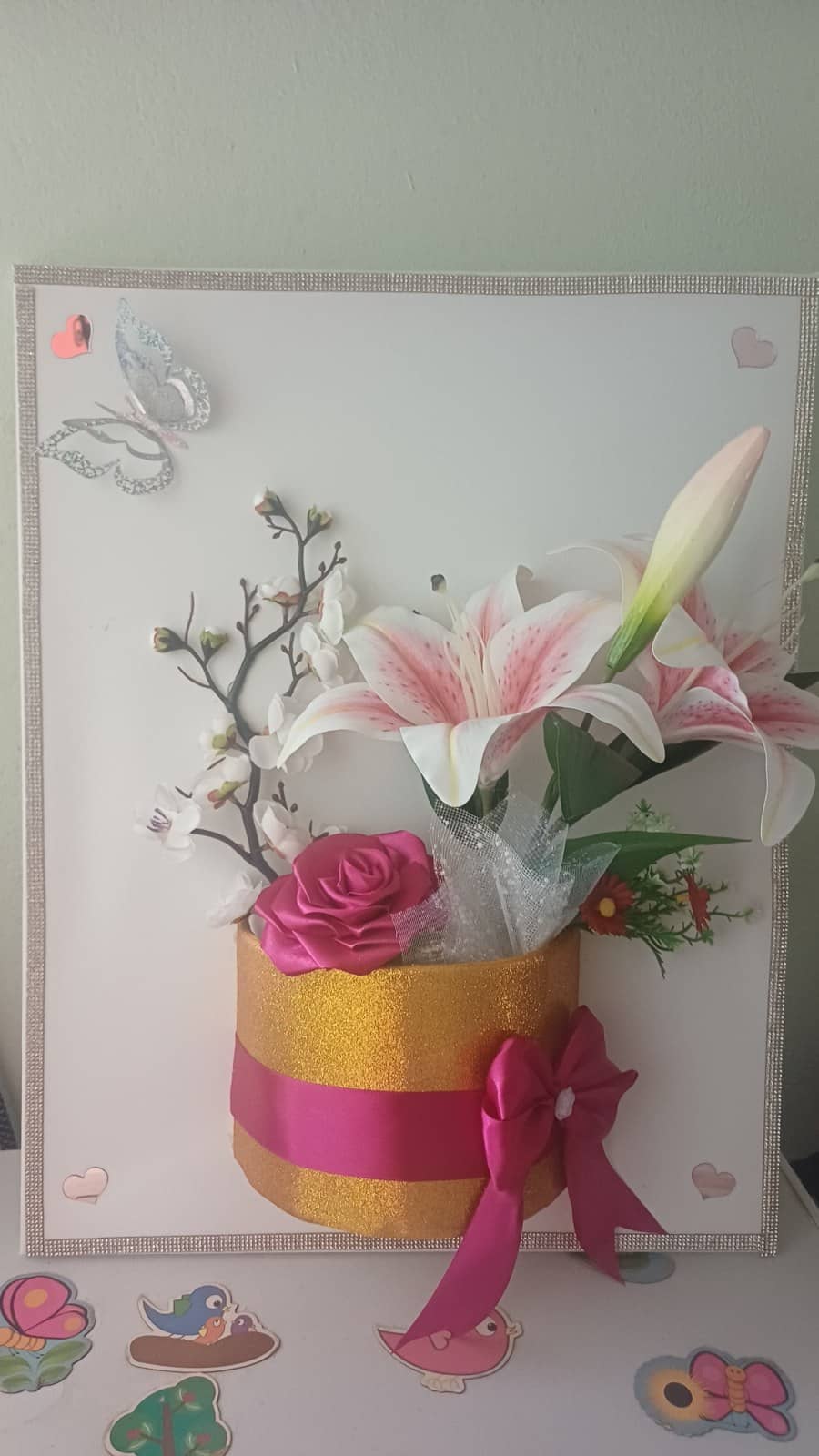 Arreglo floral decorativo