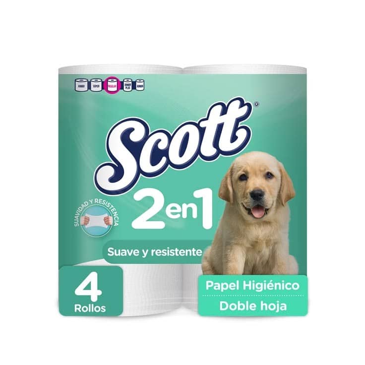 Scott 2en1 Papel Higiénico Fardo
