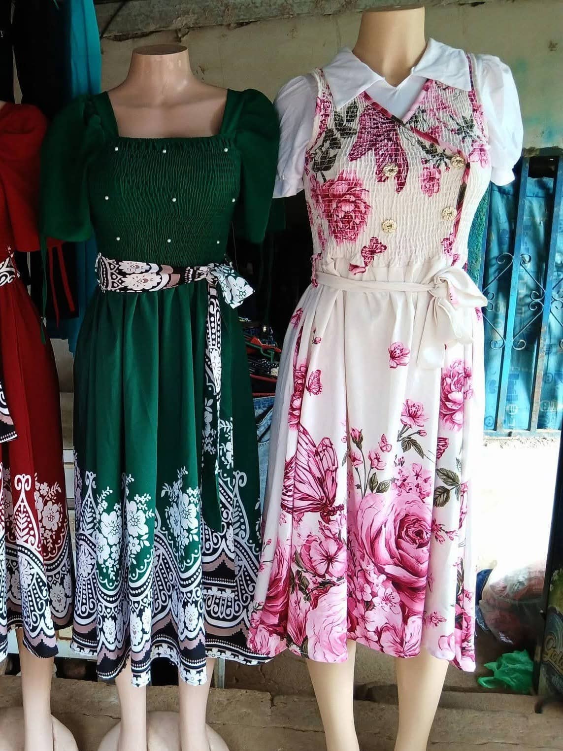 Vestido floral rosado