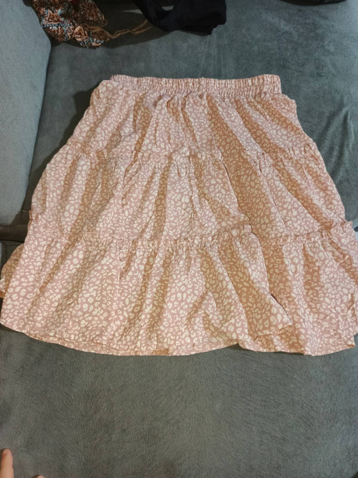 Falda con estampado floral
