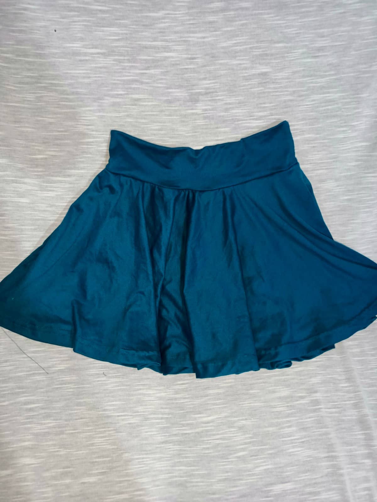 Falda circular azul