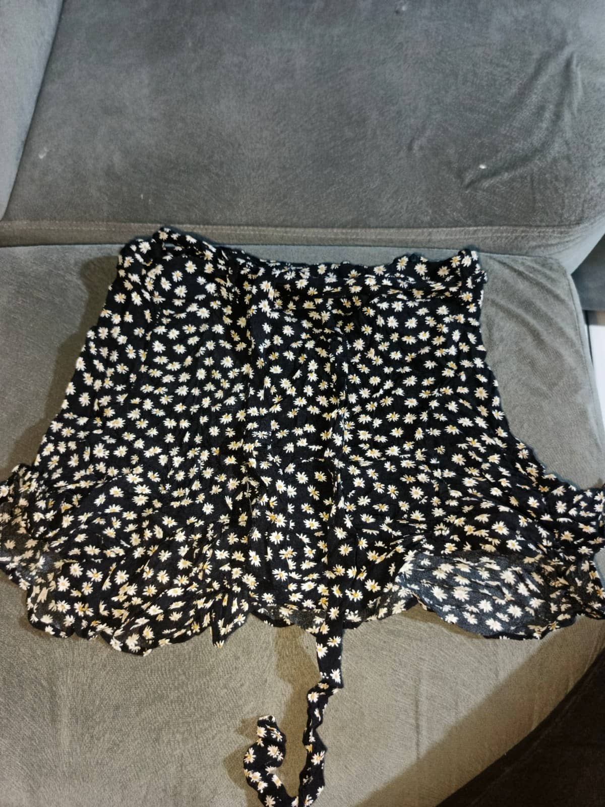 Falda con Estampado de Margaritas