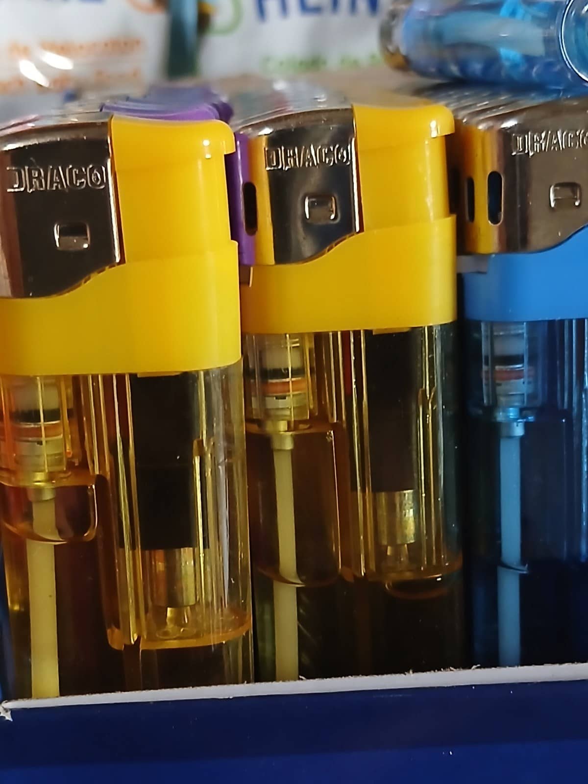 Encendedor Transparente Amarillo
