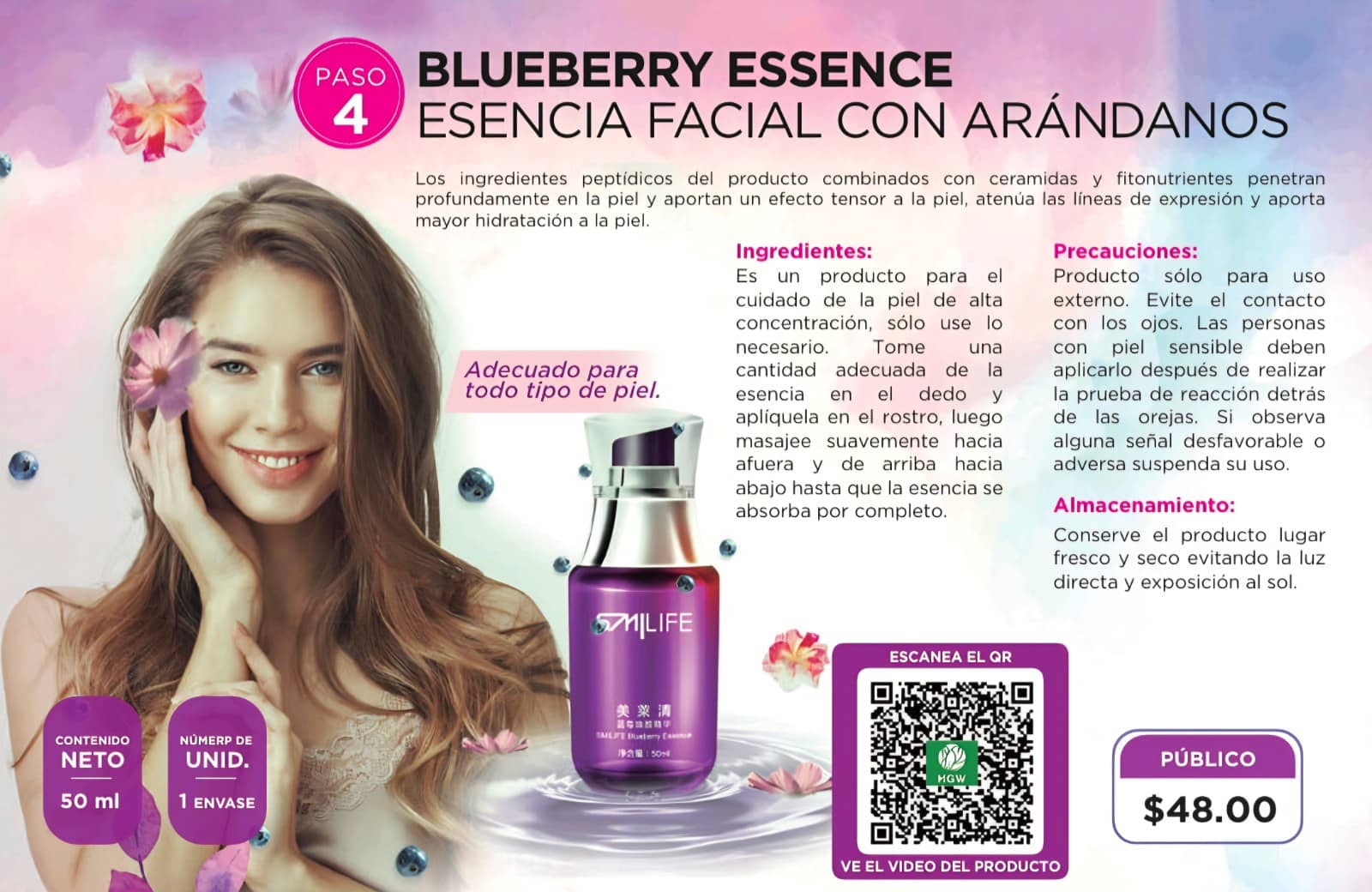 ESENCIA FACIAL CON ARÁNDANOS.