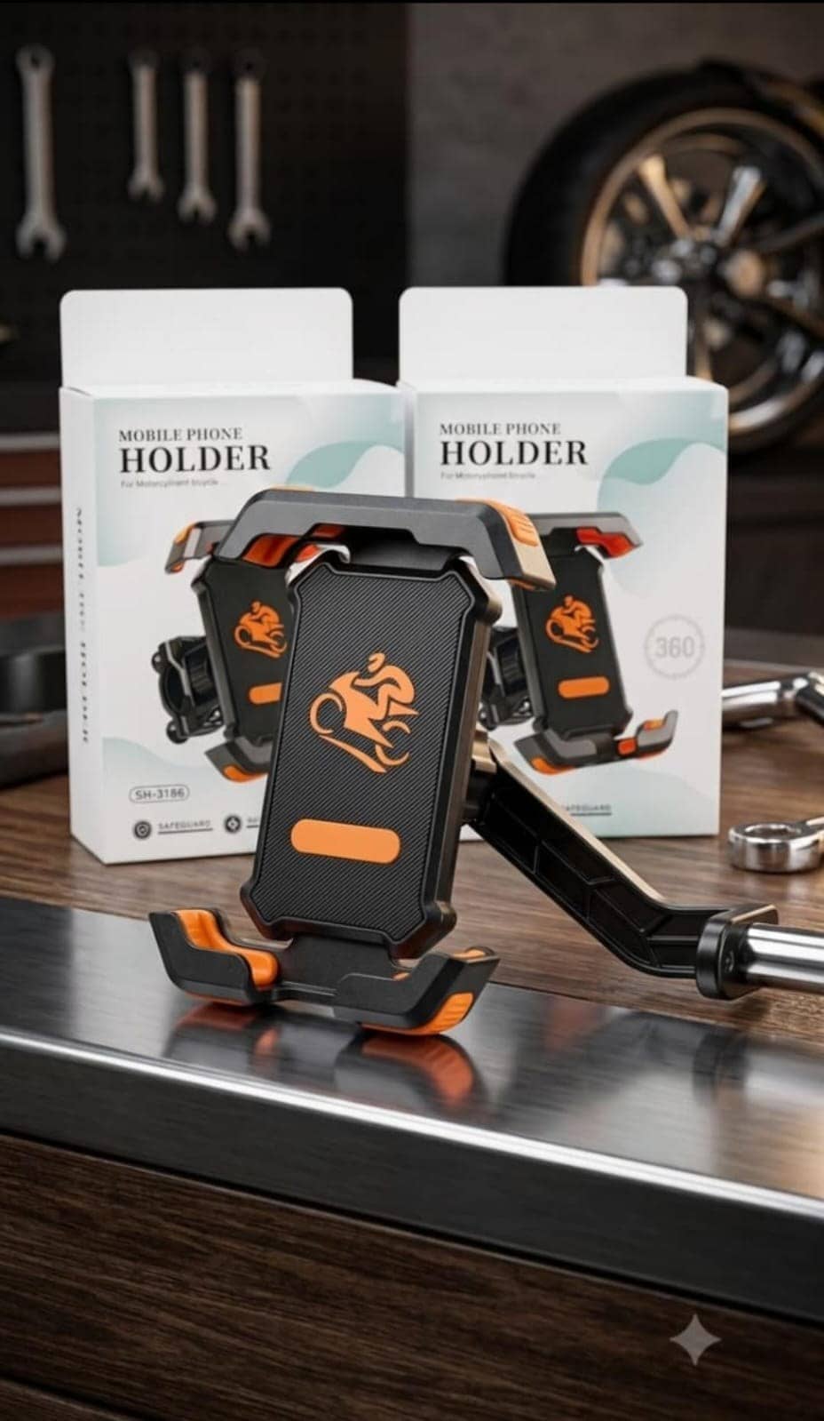 Soporte de celular para moto