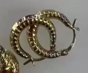 Aretes de aro grandes lisos